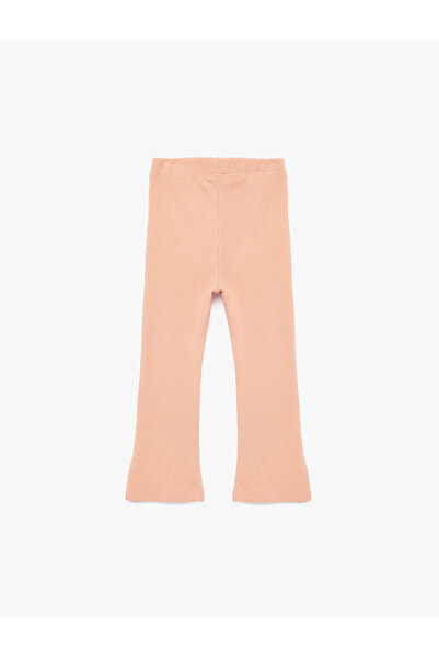 Koton Κολάν καμπάνα με βαμβακερή τσέπη και λεπτομέρεια σχισίματος