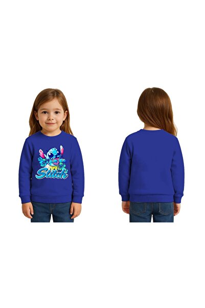 SEDİRLİ سويت شيرت للأطفال من الجنسين من ستيتش مطبوع بثلاثة خيوط