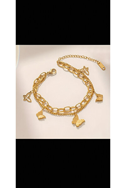 chd-store 304 Stainless Steel, Stylish Butterfly Detail, Vintage Style, Gold ...