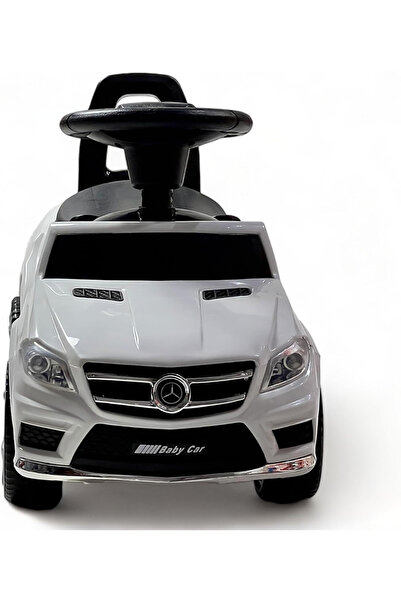 My modern game Mercedes-style ride-on and push car for children with music, l...