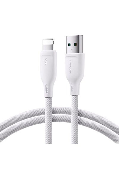 Joyroom USB - Lightning Cable Multi-Color Series A14, 480mb/s, 3A, 1.2m, White (SA34-AL3)