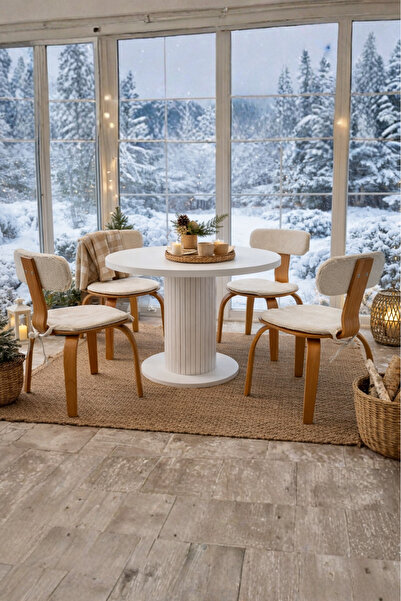 BebeK on For 4 Kişilik Beyaz Masa ve 4 Kişilik London Sandalye ile