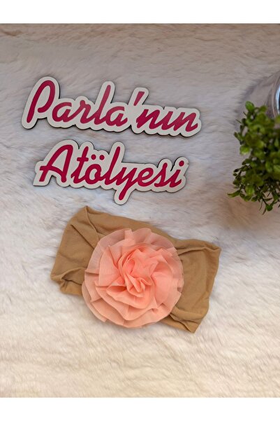 SOFT Еластична тканинна пов'язка на голову з квітковим принтом для дівчинки т...