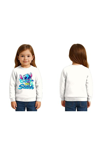 SEDİRLİ سويت شيرت للأطفال من الجنسين من ستيتش مطبوع بثلاثة خيوط