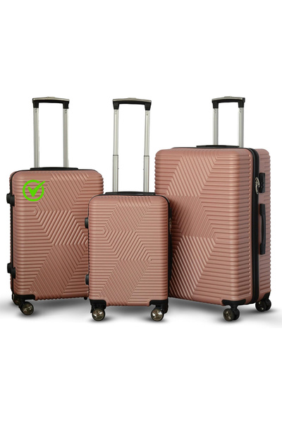 ZAAPPY Hard Shell Lightweight ABS 24 Inch (20-25kg) Luggage, Combination Lock Suitcase