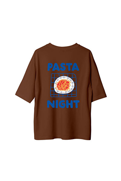 CANDLEMASTORE Pasta Night - Oversized T-Shirt