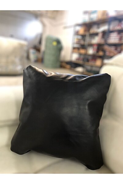 Evondi 40*40 100% Calf Leather Glossy Leather Cushion Cover 1 Piece (Can Be C...