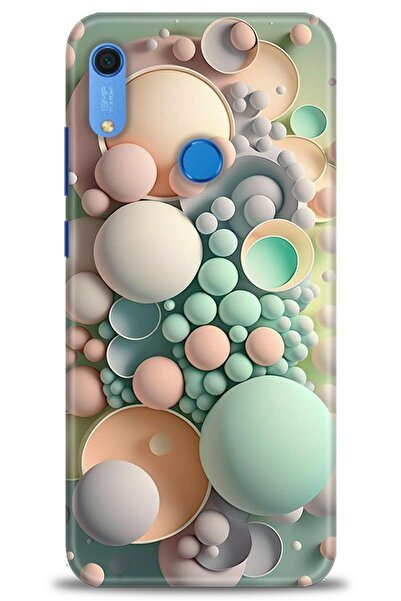 Rulet Aksesuar غطاء متوافق مع هاتف هواوي Y6S HD مطبوع - غطاء سيليكون مصمم - 347