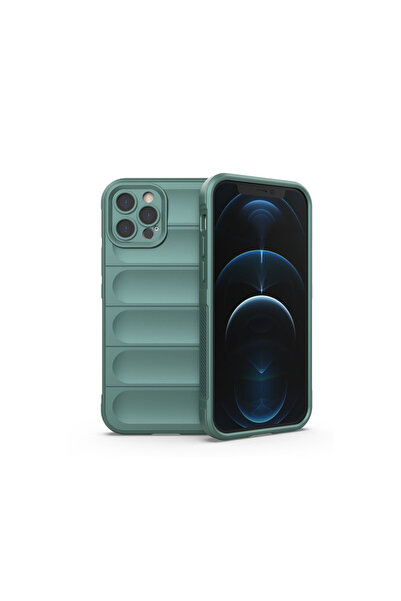 NewFace iPhone 12 Pro Case Optimum Silicone - Dark Green