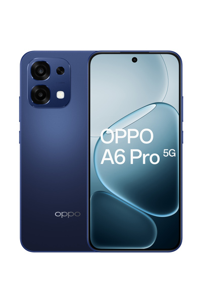 OPPO Telefon mobil A6 Pro, Dual SIM, 8GB RAM, 256GB, 5G, Stellar Blue