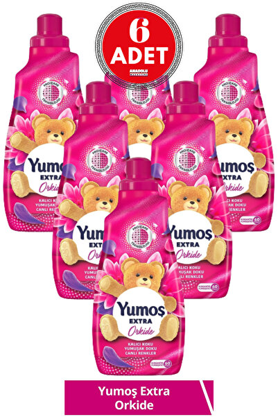 Yumoş Extra Konsantre Çamaşır Yumuşatıcısı Orkide 1440 Ml 6 Adet