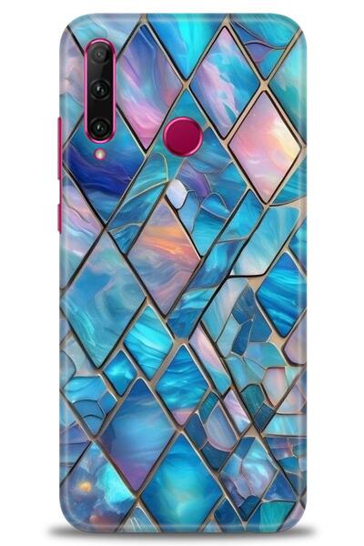 Rulet Aksesuar غطاء متوافق مع هاتف هواوي هونر 20 لايت HD مطبوع - غطاء سيليكون...