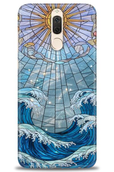 Rulet Aksesuar غطاء متوافق مع هاتف هواوي ميت 10 لايت HD مطبوع - غطاء سيليكون ...