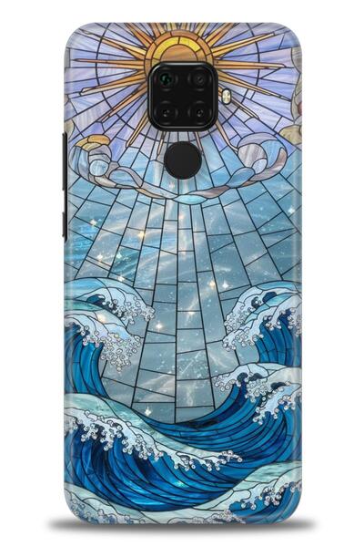 Rulet Aksesuar غطاء متوافق مع هاتف هواوي ميت 30 لايت HD مطبوع - غطاء سيليكون ...