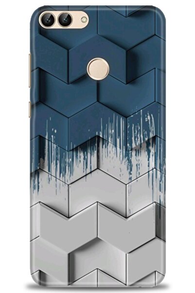 Rulet Aksesuar غطاء متوافق مع هاتف هواوي بي سمارت HD مطبوع - غطاء سيليكون بتص...