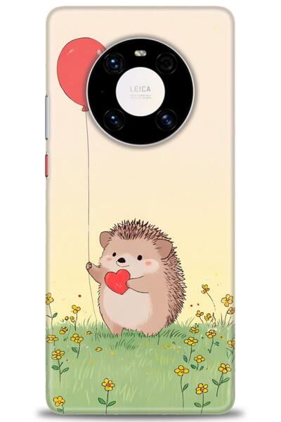 Rulet Aksesuar غطاء متوافق مع هاتف هواوي ميت 40 برو HD مطبوع - غطاء سيليكون م...