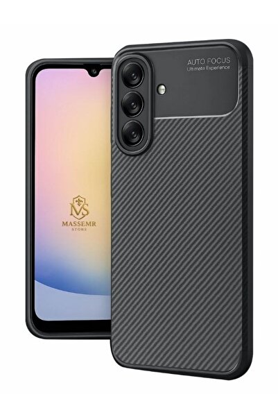 Massemr حافظة لهاتف سامسونج جالاكسي A17 5G، غطاء كربوني بتركيز تلقائي، ممتص ل...