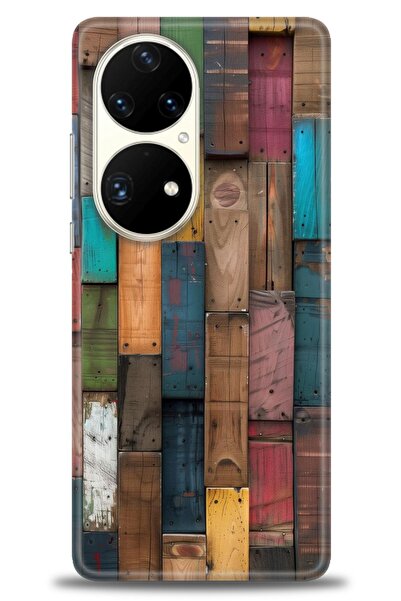 Rulet Aksesuar غطاء متوافق مع هاتف هواوي P50 Pro HD مطبوع + واقي شاشة سيراميك...