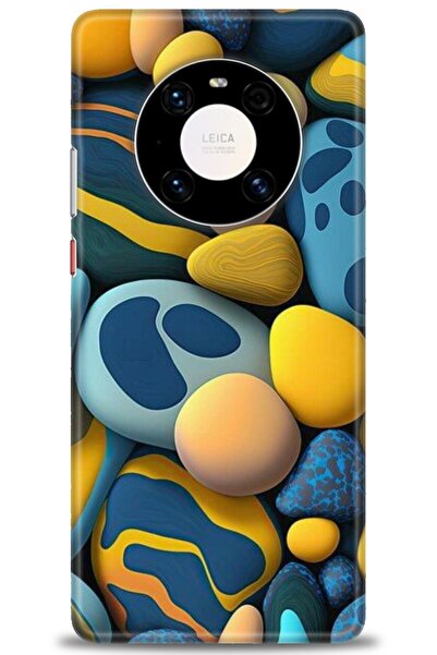 Rulet Aksesuar غطاء متوافق مع هاتف هواوي ميت 40 برو HD مطبوع - غطاء سيليكون م...