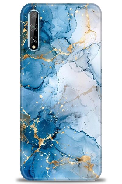 Rulet Aksesuar غطاء متوافق مع هاتف هواوي P Smart S HD مطبوع - غطاء سيليكون مص...