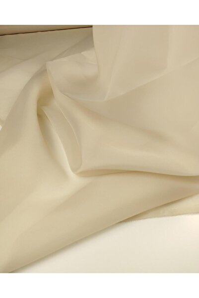 Kumaş Parça قماش الأورجانزا التول باللون الوردي الرمادي (العرض 145 سم × الطول...