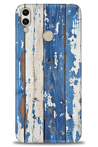 Rulet Aksesuar غطاء متوافق مع هاتف هواوي هونر 8C HD مطبوع - غطاء سيليكون مصمم...