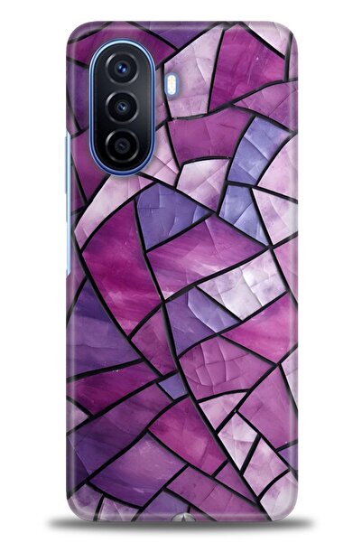 Rulet Aksesuar غطاء متوافق مع هاتف هواوي نوفا Y70 HD مطبوع - غطاء سيليكون مصم...