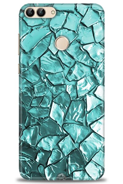 Rulet Aksesuar غطاء متوافق مع هاتف هواوي بي سمارت HD مطبوع - غطاء سيليكون مصم...