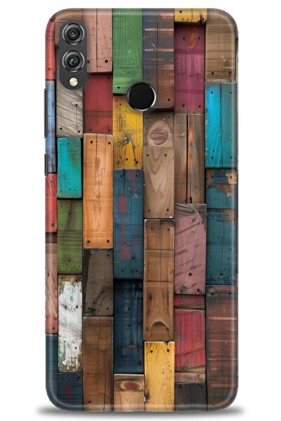 Rulet Aksesuar غطاء متوافق مع هاتف هواوي هونر 8X HD مطبوع - غطاء سيليكون مصمم...