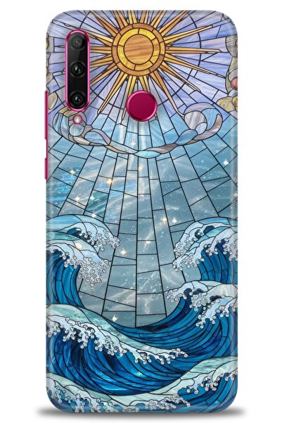 Rulet Aksesuar غطاء متوافق مع هاتف هواوي هونر 20 لايت HD مطبوع - غطاء سيليكون...