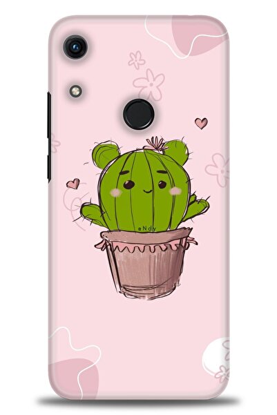 Rulet Aksesuar غطاء متوافق مع هاتف هواوي هونر 8A HD مطبوع - غطاء سيليكون بتصم...