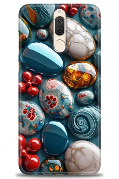 Rulet Aksesuar غطاء متوافق مع هاتف هواوي ميت 10 لايت HD مطبوع - غطاء سيليكون ...