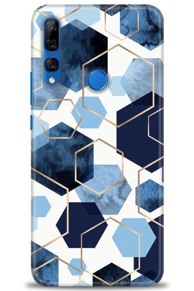 Rulet Aksesuar غطاء متوافق مع هاتف هواوي Y9 برايم 2019 HD مطبوع - غطاء سيليكو...