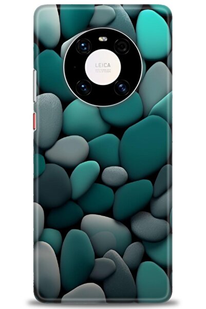 Rulet Aksesuar غطاء متوافق مع هاتف هواوي ميت 40 برو HD مطبوع - غطاء سيليكون م...