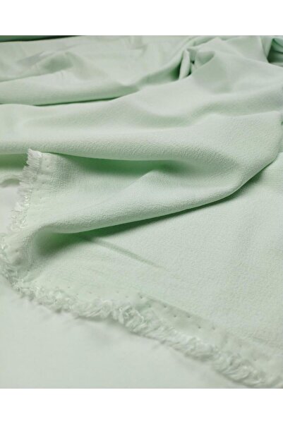 Kumaş Parça Μαροκινό ύφασμα βισκόζης σε πράσινο χρώμα μέντας Πλάτος: 125 cm