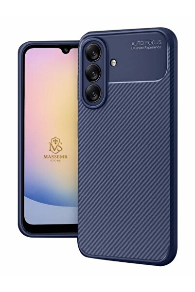 Massemr حافظة لهاتف سامسونج جالاكسي A17 5G، غطاء كربوني بتركيز تلقائي، ممتص ل...