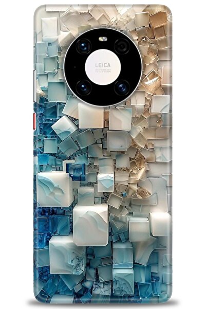 Rulet Aksesuar غطاء متوافق مع هاتف هواوي ميت 40 برو HD مطبوع - غطاء سيليكون م...