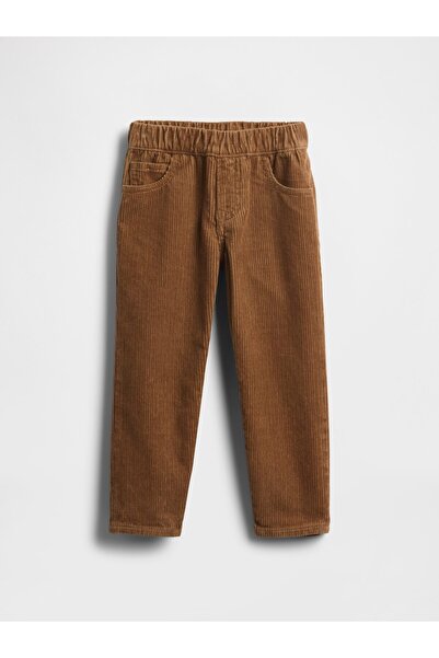 GAP Erkek Bebek Açık Kahverengi Corduroy Pull-On Baggy Pantolon
