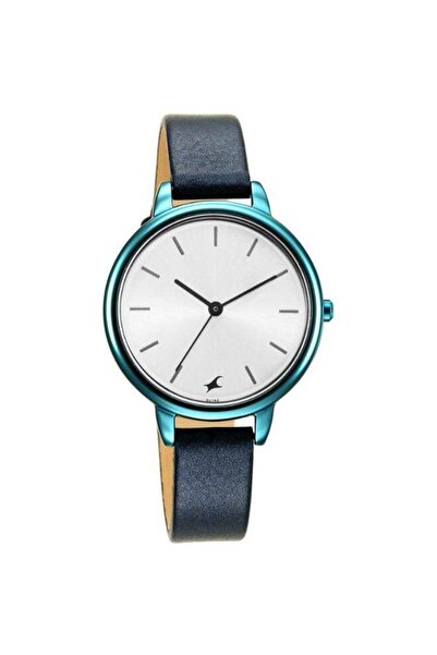 FASTRACK Style Up Women's Watch 6234QL01 - White Dial, Blue Leather Strap