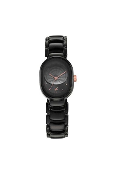 FASTRACK Uptown Retreat Women's Watch 6274KM01 - Black Dial, Black Metal Strap