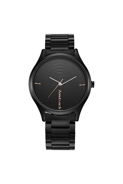 FASTRACK 3184NM02 Men's Analog Watch - Black Dial, Stainless Steel Strap