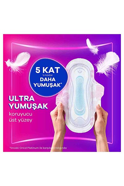 Orkid Platinum Uzun (Boy 2) 18 Adet Süper Ekonomik Hijyenik Ped x3