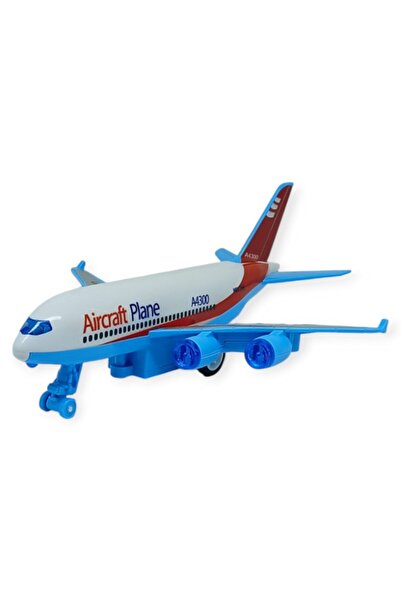 Lisinya Friction-Powered Passenger Plane 16 cm - White (Lisinya)
