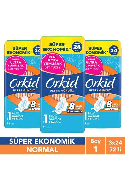 Orkid Ultra Ekstra Dörtlü Paket Normal 24 Adet X3