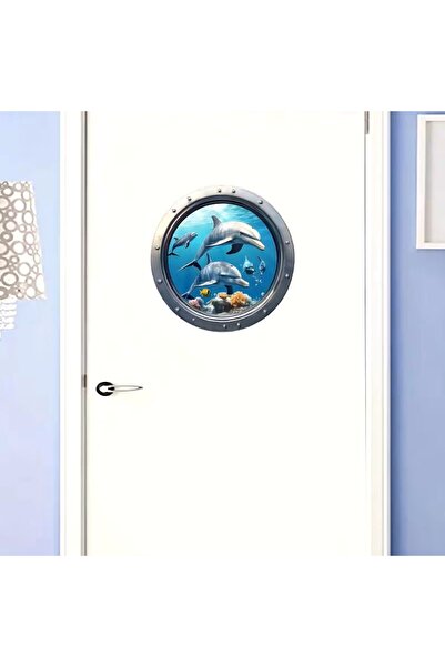 MORESUN 3D Sea World Dolphin Home Decoration