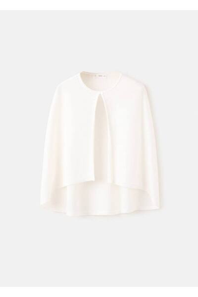 MANGO Kids Ajur detaylı triko pelerin