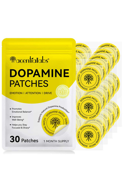 NOVA KISS Dopamine Patches - Emotional Balance, Concentration and Well-Being, 30 pcs