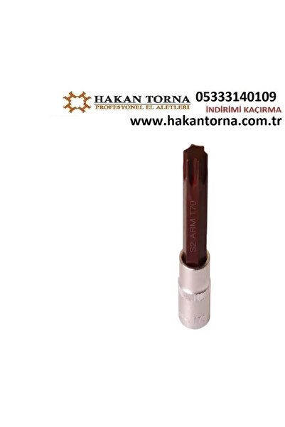 HakanTorna Arm 1/2 T70 Torx Long Socket