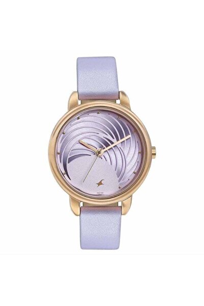 FASTRACK Stunners 6282WL02 Women's Watch – Lavender Dial, Purple Leather Stra...