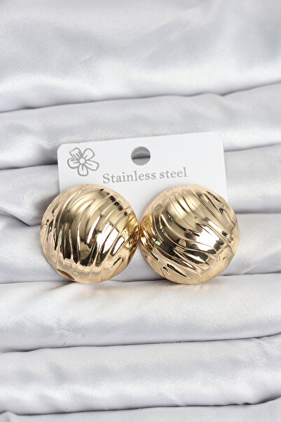 Lisinya 316L Steel Gold Color Vintage Women's Earrings - Tygoo